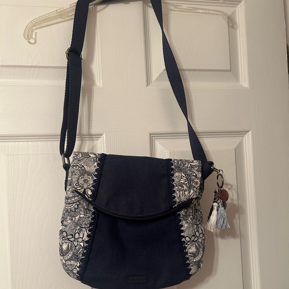 Sakroots Handbags - Blue and White bag